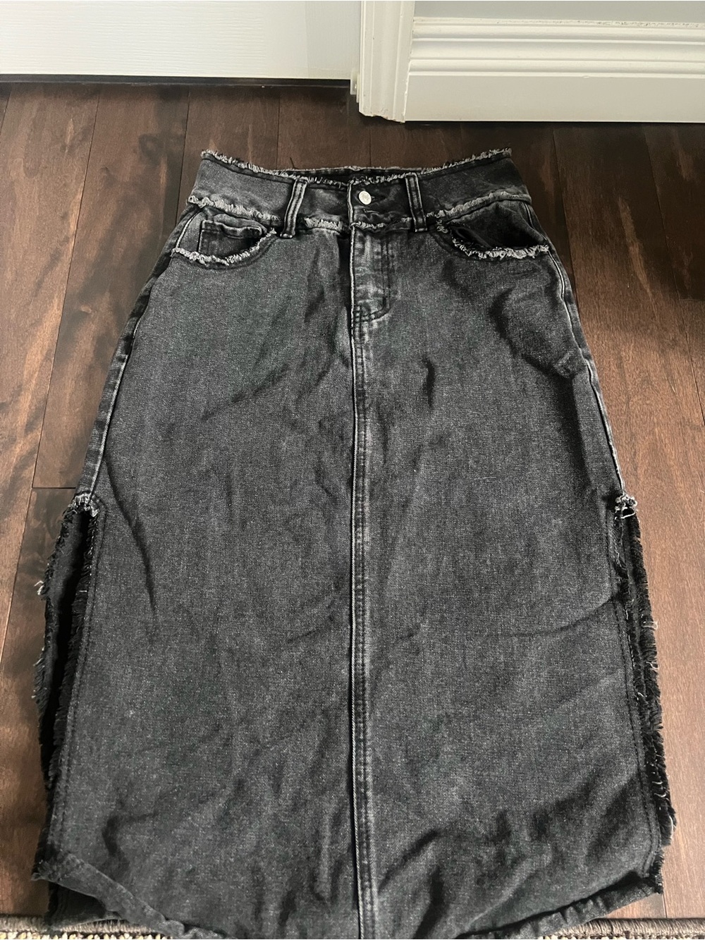 Forever 21 long denim skirt